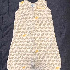 HALO Sleep Sack Pajama in Gray & Yellow Elephant Print